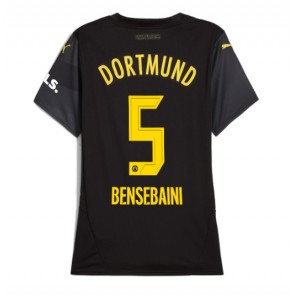 Borussia Dortmund Ramy Bensebaini #5 Dámské Venkovní Dres 2024-25 Krátký Rukáv